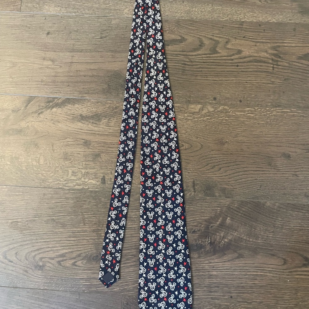 Black Mickey Mouse Tie